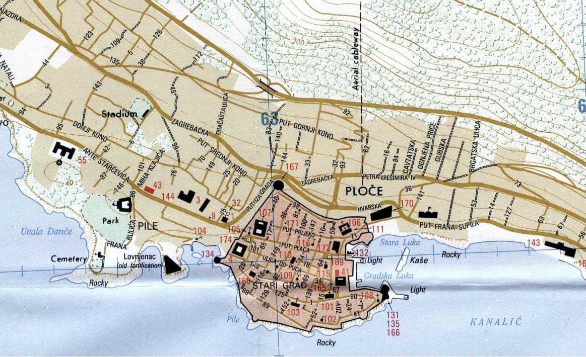 mapa rijeka chorvatsko