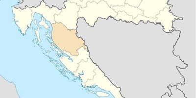 Senj chorvatsko mapa