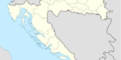 Mapa chorvatska offline