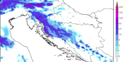 Mapa chorvatska radar