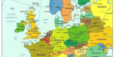 Mapa světa ukazuje, chorvatsko