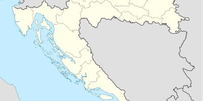 Chorvatsko mapa umístění