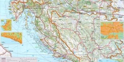 Hlavní město chorvatska mapě