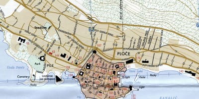 Mapa rijeka chorvatsko